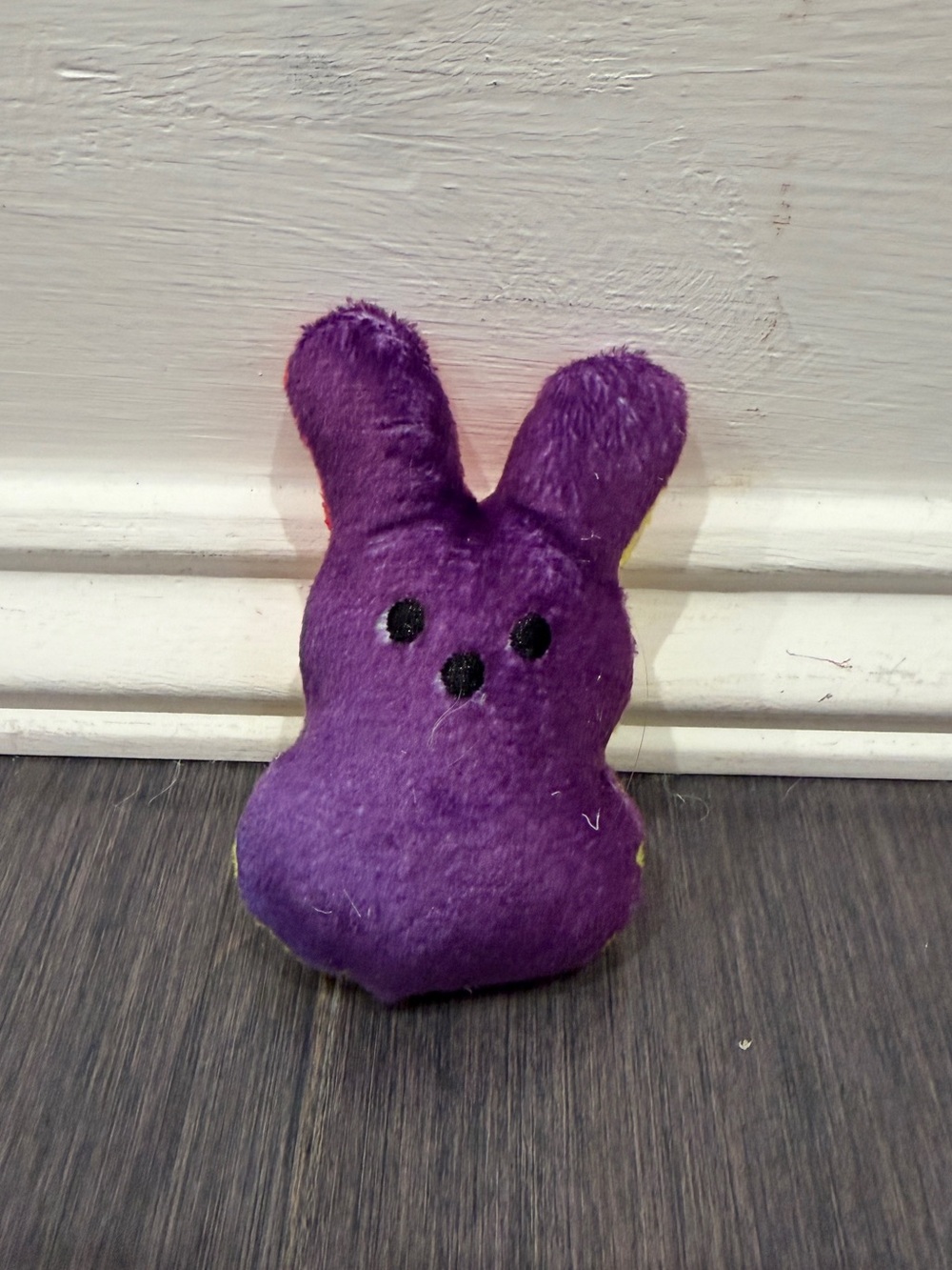 NWOT Peeps 3” in Purple Red Yellow Small Stuffed Animal Easter Kids Bunny Plush